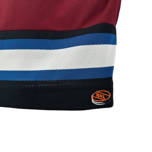 Vintage Koho Youth S/M Hockey Jersey Colorado Avalanche Patchwork Air-Knit Mesh - Picture 4 of 7